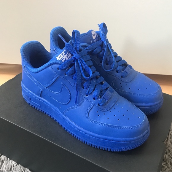 all royal blue air force ones